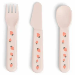 Done by deer Couverts Tiny Farm - Set de 3 | Rose pâle Online