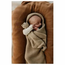 Outlet Hvid Couverture Freddie Laine Mérinos | Terracotta