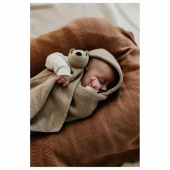 Outlet Hvid Couverture Freddie Laine Mérinos | Terracotta