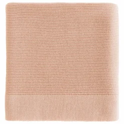 Sale Hvid Couverture Gust Laine Mérinos | Abricot