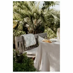 Clearance garbo&friends Couverture matelassée Plumbago en coton bio | Bleu