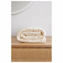 Hot Soft Spot Couverture matelassée Ribbon en coton bio | Ecru