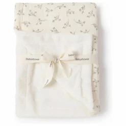 Babyshower Couverture mi-saison Olive | Ecru New