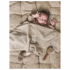 My Little Freckle Couvertures Et Plaids|Cadeau De Naissance|Couverture Pointelle Cachemire Bio |