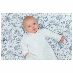 Tartine et Chocolat Couverture Toile de Jouy | Bleu marine Clearance