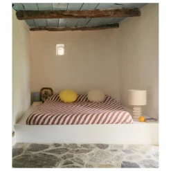 The Socialite Family Linge De Lit|Couvre lit Monastico en coton à rayures |