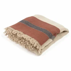 Libeco Couvre-lit en lin Sienna | Marron Best