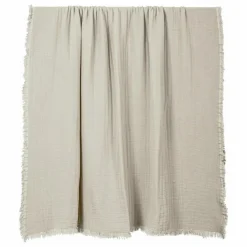 Haomy Couvre-lit en voile de coton Vanly Naturel Discount