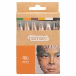 New Namaki Crayons de maquillage Vie sauvage - Set de 6 Multicolore