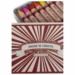 Konges Sløjd Crayons en cire naturelle Carnaval - Boite de 10 |
