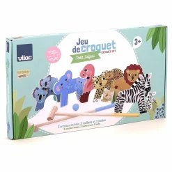 Vilac Croquet en bois Petit Safari