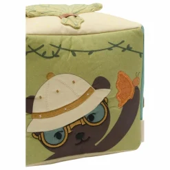 Fabelab Jouets D'Éveil|Jouets D'Éveil|Cube d'activités sensorielles - Safari