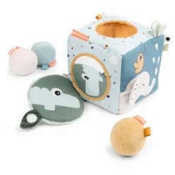 Done by deer Cube d'éveil Deer Multicolore