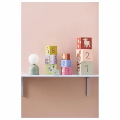 Kid's Concept Jouets D'Éveil|Jouets D'Éveil|Cubes à empiler en carton AIDEN