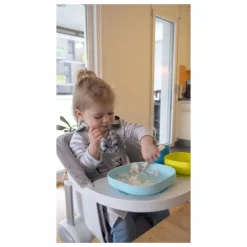 Béaba Cuillère 2ème âge soft en silicone | Rose pâle Hot