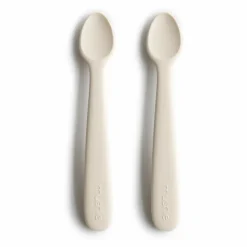 Mushie Cuillères en silicone - Set de 2 |