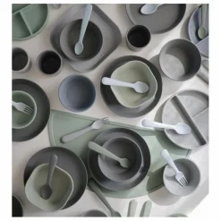 Mushie Premiers Repas|Puériculture|Cuillères en silicone - Set de 2 |