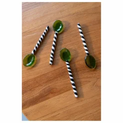 &Klevering Cuillères en verre Duet - Set de 4 | Vert Hot