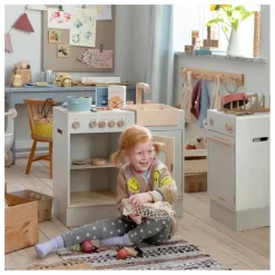 Sebra Cuisinière en bois Multicolore New