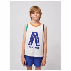 Outlet Bobo Choses Débardeur A Coton Bio | Blanc