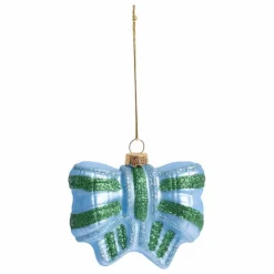 &Klevering Décoration de Noël Nœud | Bleu Discount