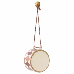 Online Maileg Décoration de Noël Tambour en métal | Rose