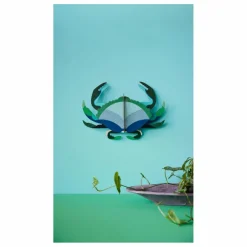 Online Studio Roof Décoration murale Crabe Multicolore