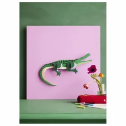 Studio Roof Décoration murale Crocodile | Vert