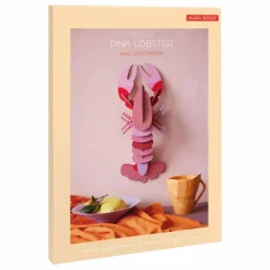 Studio Roof Décoration murale Deluxe Homard | Rose New