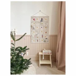 Cam Cam Décorations de Noël Snowman - Set de 3 Rouge Discount