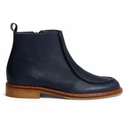 Bonpoint Derby premier pas Galila en cuir | Bleu marine Discount
