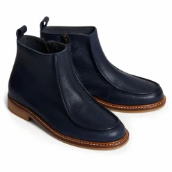 Bonpoint Derby premier pas Galila en cuir | Bleu marine Discount