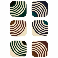 Maison Sarah Lavoine Art De La Table|Dessous de verre laqués Mirage - Set de 6 |