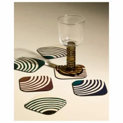 Maison Sarah Lavoine Art De La Table|Dessous de verre laqués Mirage - Set de 6 |