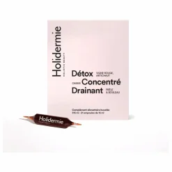 Holidermie Detox concentré drainant - 21 ampoules Non teinté