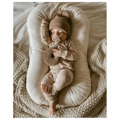 Dappermaentje Doudou attache tétine lune | Brun Outlet