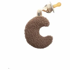 Dappermaentje Doudou attache tétine lune | Brun Outlet