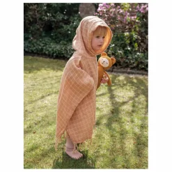 Fabelab Doudou en coton bio Ours Ocre