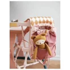 Fabelab Doudou en coton bio Ours Ocre