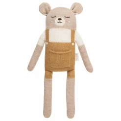 Main Sauvage Doudou grand ours | Jaune moutarde New