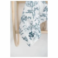 Tartine et Chocolat Doudou lange Augustin le lapin Toile de Jouy | Bleu New