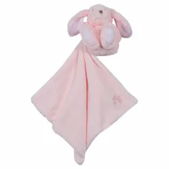 Tartine et Chocolat Doudou lange Augustin le lapin | Rose pâle Sale