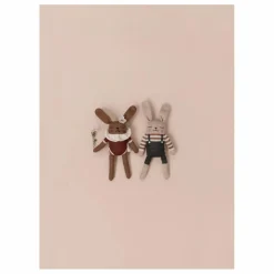 Outlet Main Sauvage Doudou Lapin barboteuse | Sienne