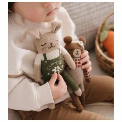Main Sauvage Doudou Lapin fermier |
