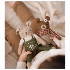 Main Sauvage Doudou Lapin fermier |