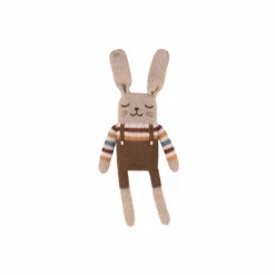 Main Sauvage Doudou Lapin pull arc-en-ciel