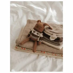 Main Sauvage Doudou Lapin pull jacquard |