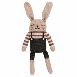 Main Sauvage Doudou Lapin salopette | Noir