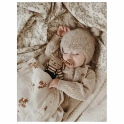 Main Sauvage Doudou Lapin salopette | Noir