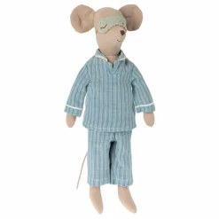 Discount Maileg Doudou souris en pyjama Multicolore